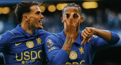 Imagem ilustrativa da notícia: João Pedro brilha, marca duas vezes e Chelsea goleia time de Rayan