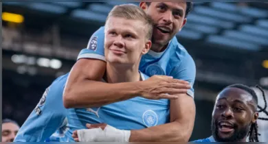 Imagem ilustrativa da notícia: Manchester City faz 3 a 0 no Liverpool e mantém 100% na Premier League
