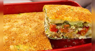 Imagem ilustrativa da notícia: Torta de sardinha sem glúten no liquidificador: receita fácil