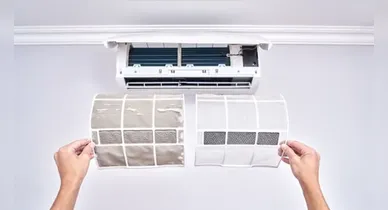 Imagem ilustrativa da notícia: Qual a frequência certa para limpar o filtro do ar condicionado? Descubra!