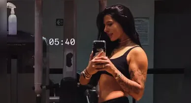 Imagem ilustrativa da notícia: Ana Castela impressiona com antes e depois de 1 ano de treino; veja