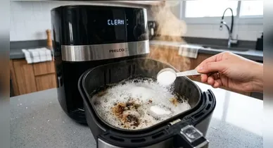 Imagem ilustrativa da notícia: Air fryer engordurada? 8 dicas para deixar como nova