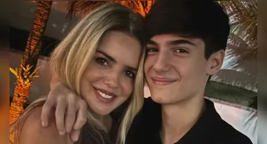 Imagem ilustrativa da notícia: Mari Alexandre publica foto rara de filho com Fábio Jr.