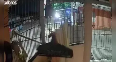 Imagem ilustrativa da notícia: Vídeo: "Ladrão de calcinhas" é flagrado por câmeras em Santarém, no Pará