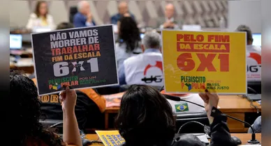 Imagem ilustrativa da notícia: Por manobra da oposição, PEC do fim da escala 6×1 é adiada no Senado