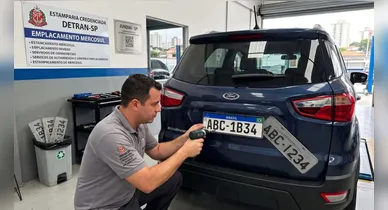 Imagem ilustrativa da notícia: Saiba quanto custa trocar a placa do veículo para o padrão Mercosul