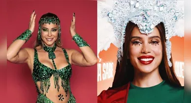 Imagem ilustrativa da notícia: Veja a reação de Paolla Oliveira ao anúncio de Anitta na Grande Rio