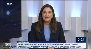 Imagem ilustrativa da notícia: Candidata ao Governo do Pará, Hana Ghassan participa de entrevista da RBATV