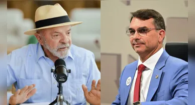 Imagem ilustrativa da notícia: Datafolha aponta empate entre Lula e Flávio no 1º turno