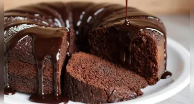 Imagem ilustrativa da notícia: Sem açúcar e sem farinha: bolo esponja de chocolate saudável