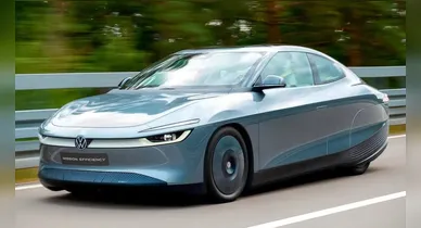 Imagem ilustrativa da notícia: Volkswagen cria elétrico que roda 1.278 km com uma recarga