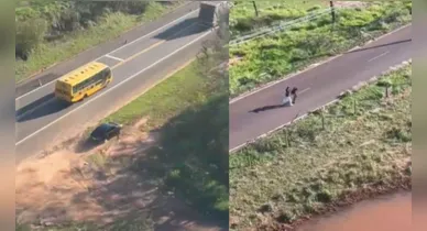 Imagem ilustrativa da notícia: Carro com 226 kg de maconha perde controle durante perseguição