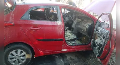 Imagem ilustrativa da notícia: Homem é detido suspeito de incendiar carro na frente de escola no Pará