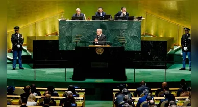 Imagem ilustrativa da notícia: Lula diz na ONU que Brasil não cabe no “quintal de ninguém” e critica EUA