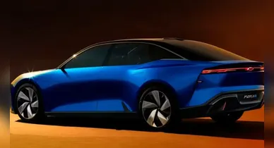 Imagem ilustrativa da notícia: Elétrico ou híbrido? O que se sabe sobre novo sedan da Chevrolet