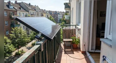 Imagem ilustrativa da notícia: Painel solar de varanda vira febre na Alemanha: 1 milhão de lares já usam