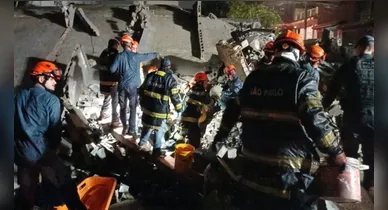 Imagem ilustrativa da notícia: Sobe para dois número de mortes em desabamento de prédio em SP 