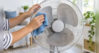 Imagem ilustrativa da notícia: Ventilador cheio de poeira? Truque com saco plástico ajuda