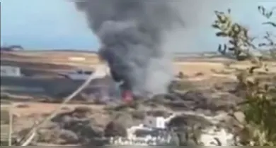 Imagem ilustrativa da notícia: VÍDEO: acidente de helicóptero deixa 3 mortos na Grécia