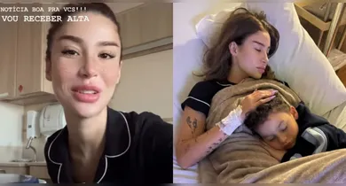 Imagem ilustrativa da notícia: 'Uma bactéria danadona', diz Bianca Andrade após ser internada