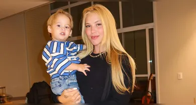 Imagem ilustrativa da notícia: Virginia viaja com filho mais novo para mansão de Vini Jr. em Madrid