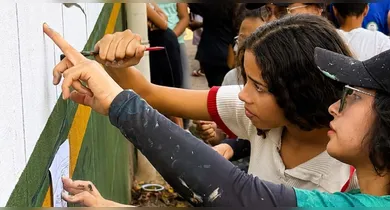 Imagem ilustrativa da notícia: Projeto Colorindo Favelas leva grafismo e arte urbana a alunos de Marabá