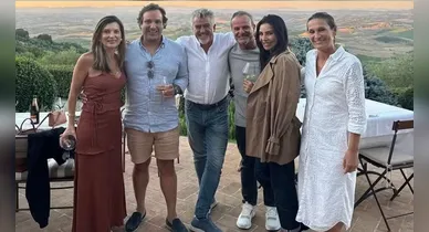 Imagem ilustrativa da notícia: Cíntia Chagas e Rubinho assumem romance e surgem juntos na Itália