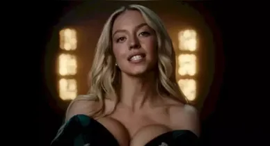 Imagem ilustrativa da notícia: Sydney Sweeney posa nua em campanha de aposta esportiva