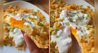 Imagem ilustrativa da notícia: Pizza de batata na frigideira que leva poucos ingredientes