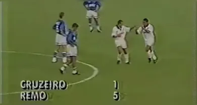 Imagem ilustrativa da notícia: Remo goleou o Cruzeiro por 5 a 1 no último jogo em MG pela Série A