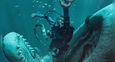 Imagem ilustrativa da notícia: O trailer de 'Dentro da Baleia' e seu terror comparável a 'Tubarão'