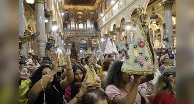 Imagem ilustrativa da notícia: Missa do Mandato reúne fiéis e abençoa imagens de Nossa Senhora de Nazaré