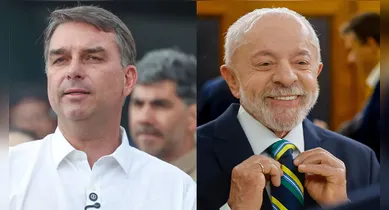 Imagem ilustrativa da notícia: Quaest: 52% rejeitam Flávio Bolsonaro, contra 47% de Lula