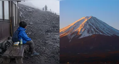 Imagem ilustrativa da notícia: Menino de 7 anos é abandonado pelo pai durante trilha no Monte Fuji