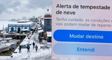 Imagem ilustrativa da notícia: Waze alerta sobre “tempestade de neve” em Belém