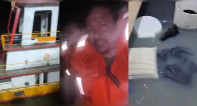 Imagem ilustrativa da notícia: Tripulantes ficam à deriva em empurrador após falha de motor