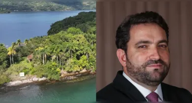 Imagem ilustrativa da notícia: Sócio de Flávio Bolsonaro coloca ilha em Angra à venda por R$ 17 milhões