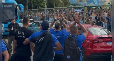 Imagem ilustrativa da notícia: Torcida do Paysandu faz festa antes de decisão pelo acesso