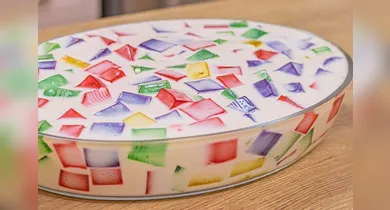 Imagem ilustrativa da notícia: Receita de gelatina arco-íris para reunir a família ao redor da mesa