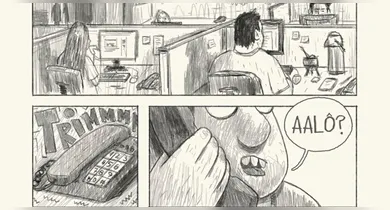 Imagem ilustrativa da notícia: A conexão entre quadrinhos e jornalismo em 'Terror nas Dunas'