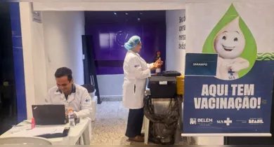 Imagem ilustrativa da notícia: Vacinação contra o sarampo é reforçada no aeroporto de Belém durante o Círio