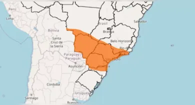 Imagem ilustrativa da notícia: Ciclone avança e Inmet alerta para ventanias de até 100 km/h