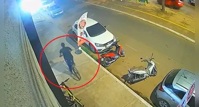 Imagem ilustrativa da notícia: Vídeo: larápio das bicicletas é preso após furtar mais de sete ‘magrelas’