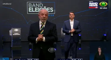 Imagem ilustrativa da notícia: Lula x Flávio Bolsonaro: imprensa internacional repercute debate da Band
