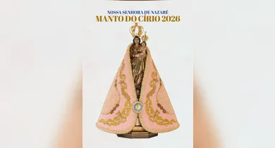Imagem ilustrativa da notícia: Manto do Círio de Nazaré 2026 é apresentado. Veja as imagens