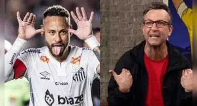 Imagem ilustrativa da notícia: Neymar aceita convite de Craque Neto para programa da Band: "Eu vou!"