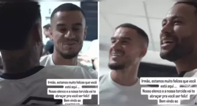 Imagem ilustrativa da notícia: Neymar antecipa diretoria e anuncia Coutinho como novo reforço do Santos