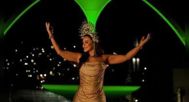 Imagem ilustrativa da notícia: Paolla Oliveira surpreende e será rainha de bateria em nova escola no carnaval do Rio