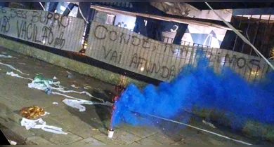 Imagem ilustrativa da notícia: Remo volta a ser alvo de protesto antes de duelo com Coritiba
