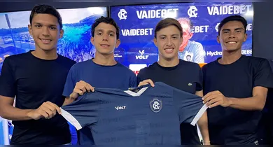 Imagem ilustrativa da notícia: Quatro atletas da base do Remo assinam contrato até 2029
